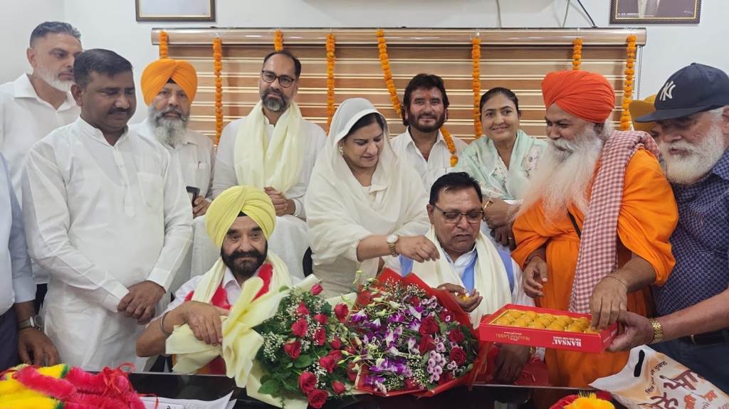 Advocate Amrik Singh Saini took over as Vice Chairman of Zila Parishad Jalandhar